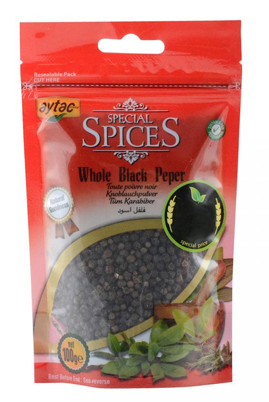 Aytac Whole Black Pepper 100G