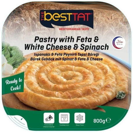 Besttat Pastry with Feta &amp; White Cheese &amp; Spinach 800G