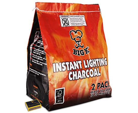 Big K Instant Light Charcoal 6X2 Kg