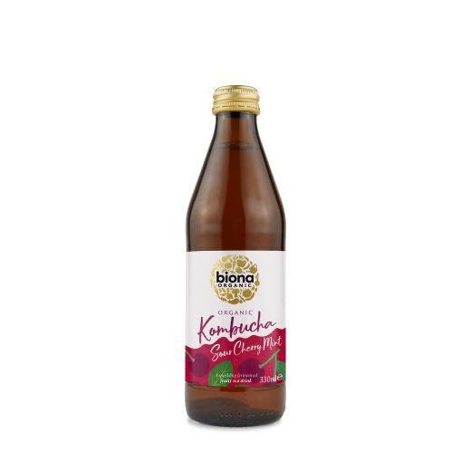 Biona Kombucha Sour Cherry Mint Organic - 330Ml