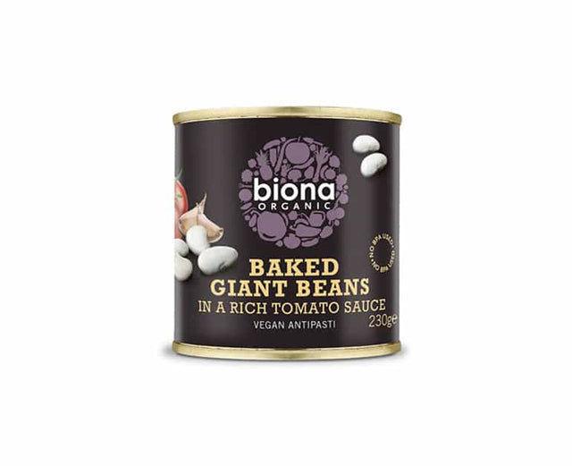 Biona Organic Baked Giant Beans In Tomato Sauce 230G