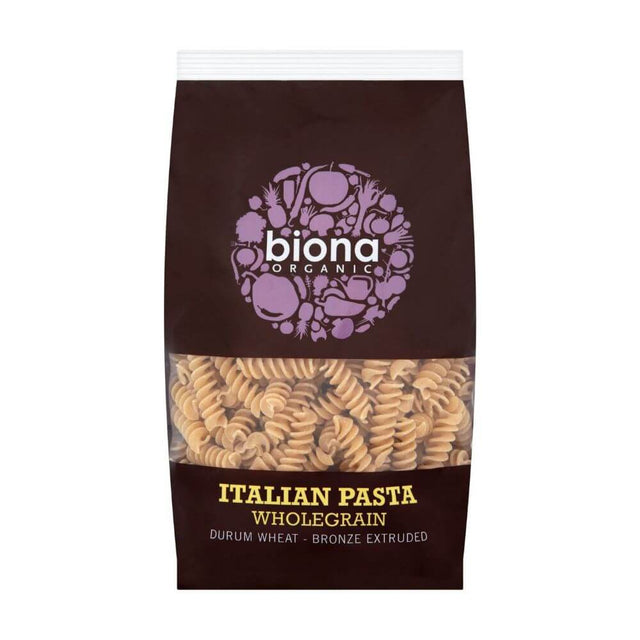 Biona Organic Bronze-Extruded Wholewheat Fusilli 500G