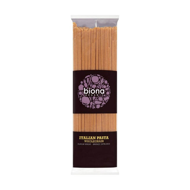 Biona Organic Bronze-Extruded Wholewheat Spaghetti 500G