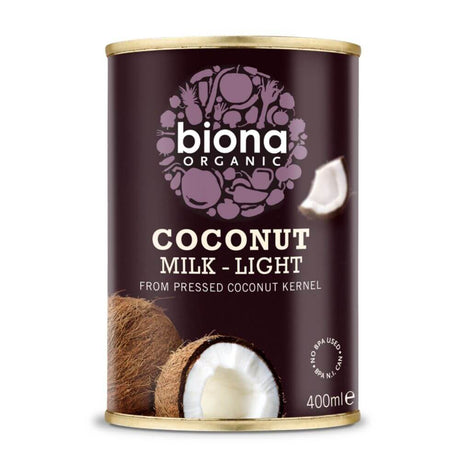 Biona Organic Coconut Milk Light 9% fat 400G