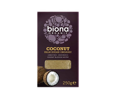 Biona Organic Coconut Palm Sugar, Unrefined 250G