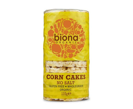 Biona Organic Corn Cakes, No Salt 110G