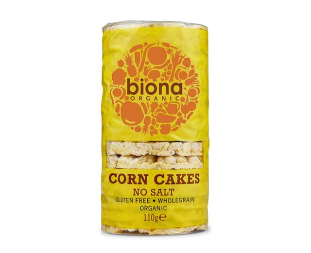 Biona Organic Corn Cakes, No Salt 110G