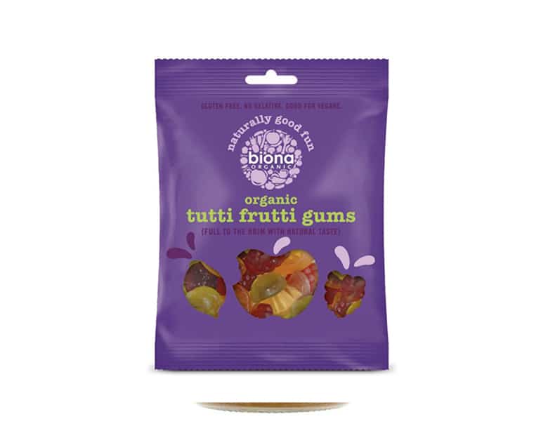 Biona Organic Organic Tutti Frutti Wine Gums 75G