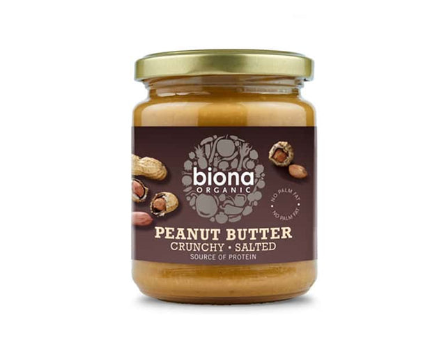 Biona Organic Peanut Butter Crunchy 250G