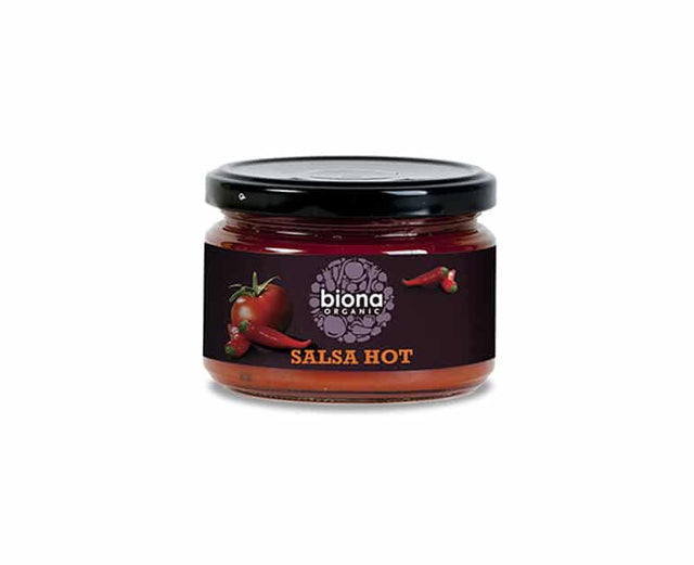 Biona Organic Salsa Dip Sauce Hot / Picante Organic 260ml