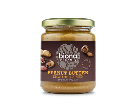 Biona Organic Smooth Peanut Butter 250G