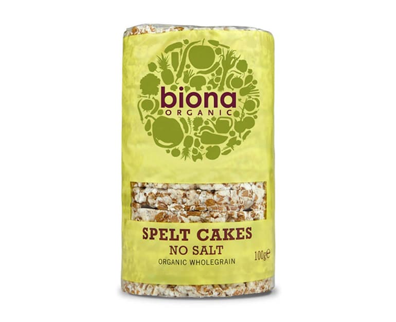 Biona Organic Spelt Cakes, No Salt 100G