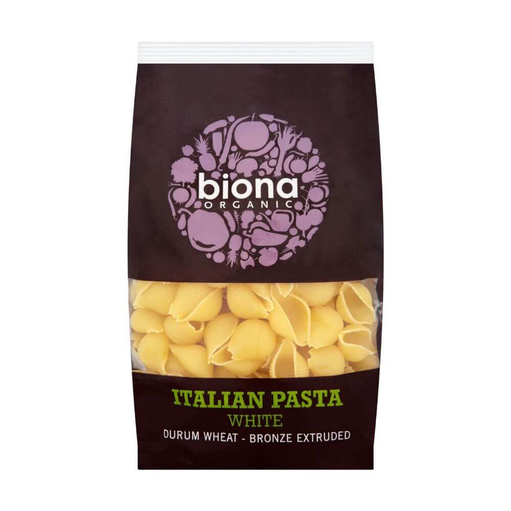 Biona Organic White Conchiglie Pasta 500G