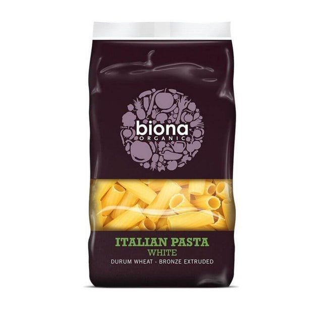 Biona Organic White Rigatoni- Bronze Extruded 500G