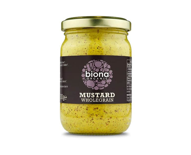 Biona Organic Wholegrain Mustard Organic 200G