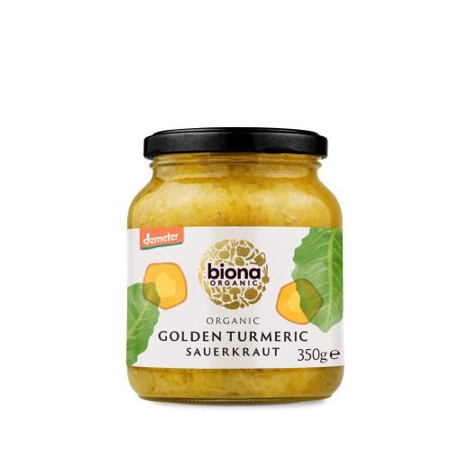 Biona Sauerkraut Golden Turmeric Demeter - 350Gr