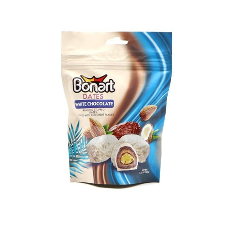 Bonart Choco Hurma White Chocolate Almond Coconut 100G