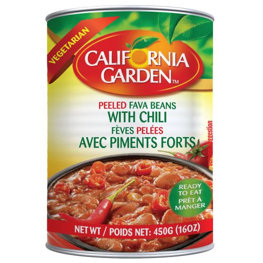 California Garden Foul Chili Peeled 400G