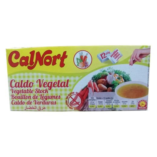 Calnort Bouillon 12 Cubes Vegetable 12 CUBES