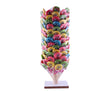 Candy Fox Lollipop With Wooden Stand Smiley Face 150 pcs