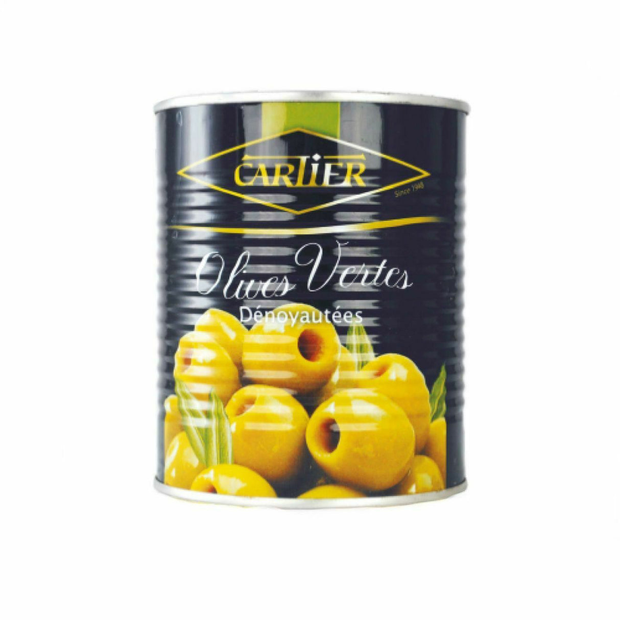 Cartier Green Pitted Olives 1KG