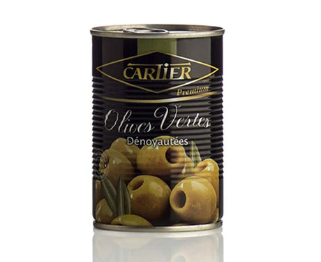 Cartier Green Pitted Olives 500G