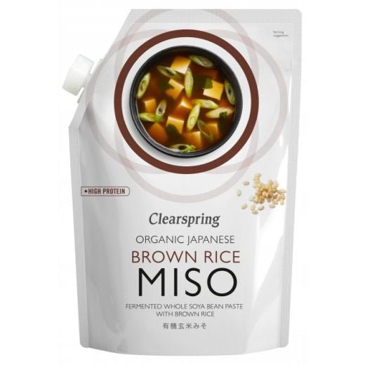 Clearspring Organic Brown Rice Miso With Sea Veg - 4X15Gr