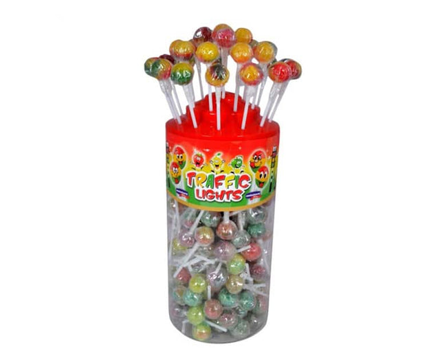 Confectionery World Traffic Light Lollipop 8 gr X 150 pcs