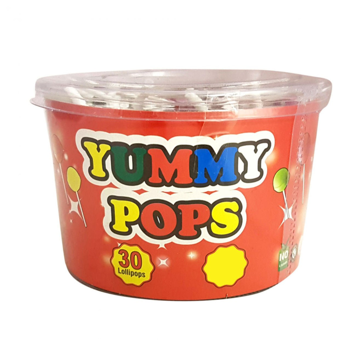 Confectionery World Yummy Pops Lollipop 30 pcs