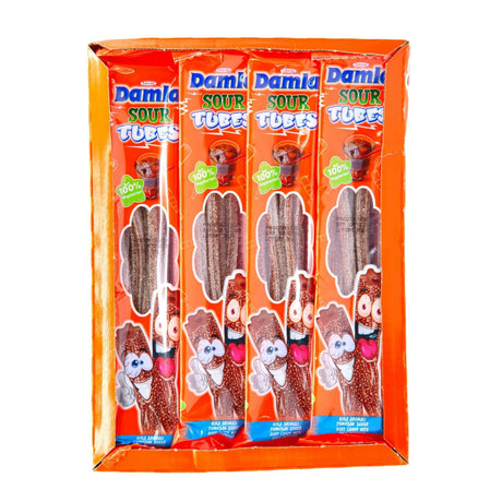 Damla Sour Licorice Tubes Cola 35 Gr X 24 Pcs