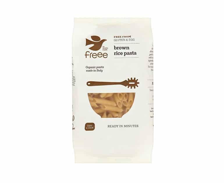 Doves Farm Organic Brown Rice Pasta Penne Gluten Free 500G