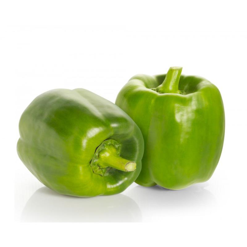 Green Capsicum Bell Pepper (Netherlands) Loose