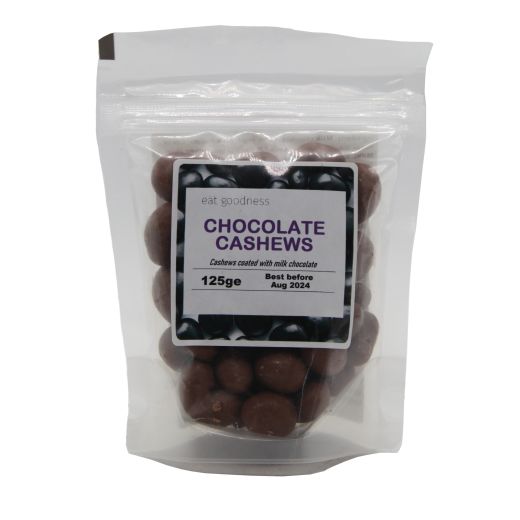 Eat Goodness Milk Chocolate Cashews - 125GR