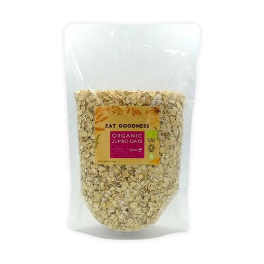 Eat Goodness Organic Uk Grown Jumbo Oats - 500GR