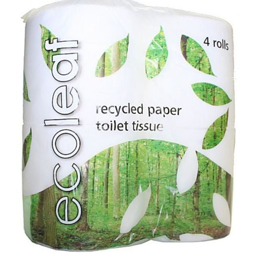 Ecoleaf Toilet Tissue - 4 Packs