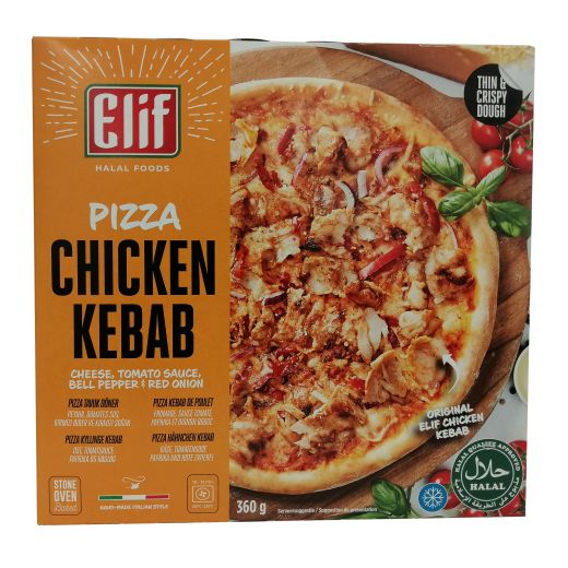 Elif Pizza With Chicken Kebab 360G