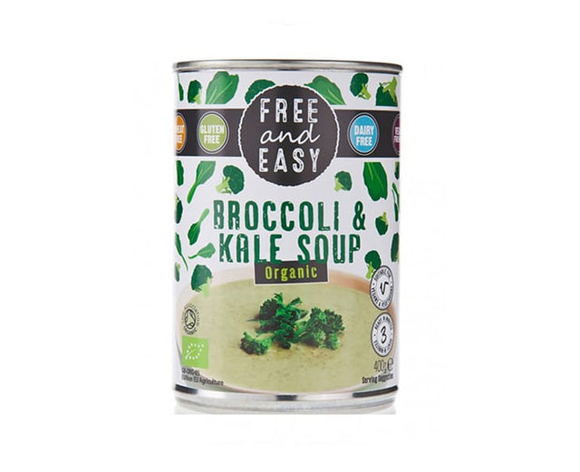 Free And Easy Organic Broccoli & Kale Soup 400G