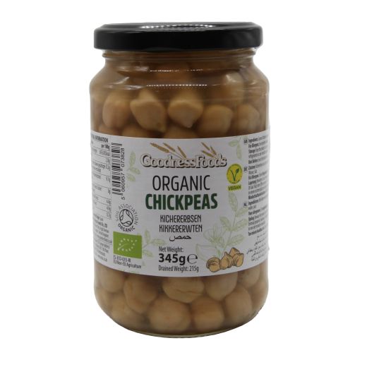 Goodness Organic Chickpeas - 345G