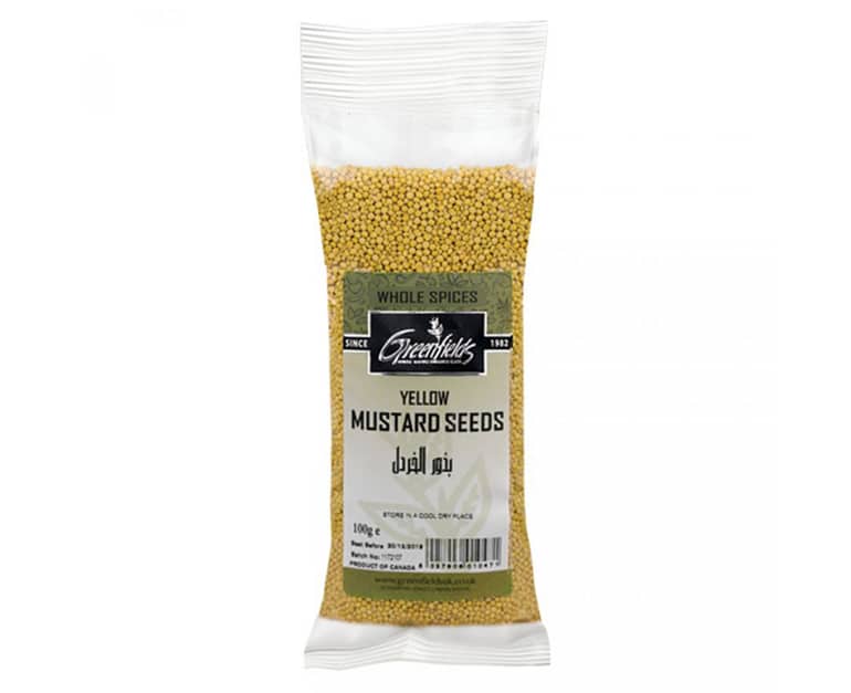 Greenfields Yellow Mustard Seeds 100G