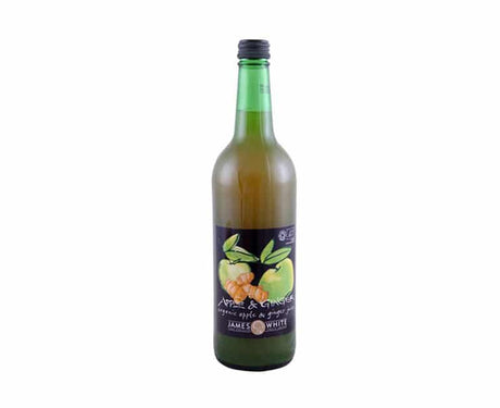 James White Organic Apple & Crushed Ginger Juice 750ml