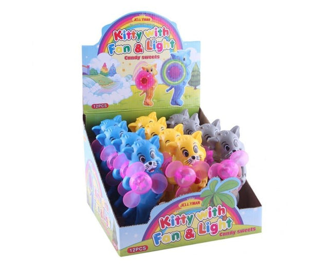 Jellyman Kitty With Fan & Light 5 gr X 12 pcs