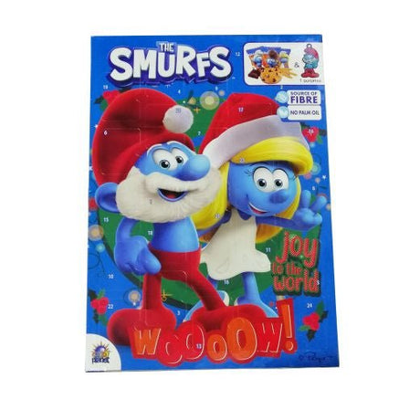 Jm Un Advent Calendar With Chip Choco Cookies 132G - Smurfs 132G