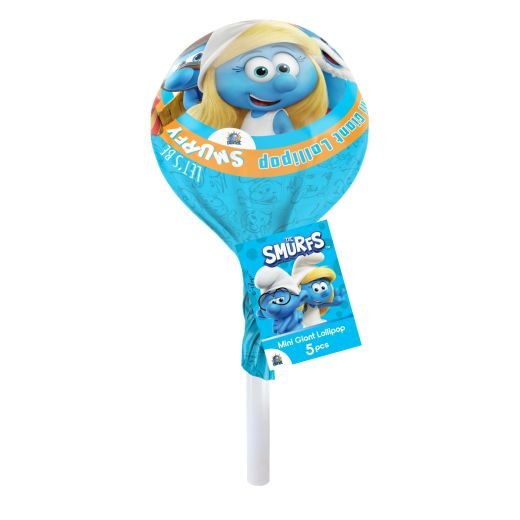 Jm Un Mini Giant Lollypop - Smurfs 30GR