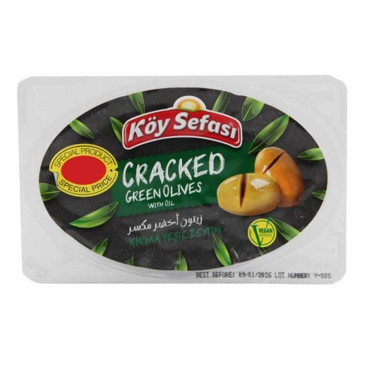 Koy Sefasi Green Olives Cracked 100G