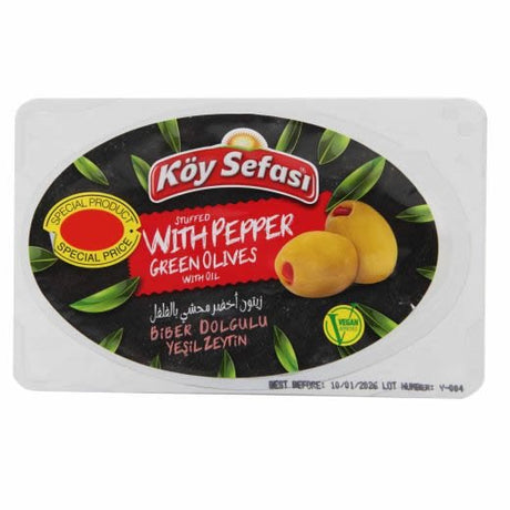 Koy Sefasi Green Olives Pepper 100G