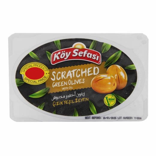 Koy Sefasi Green Olives Scratched Cizik 100G