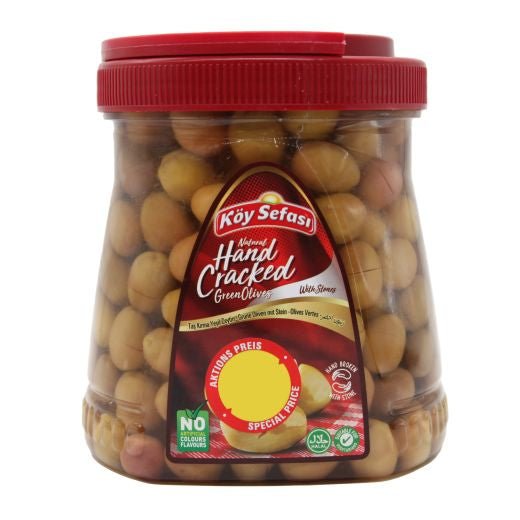 Koy Sefasi Green Olives Stone Cracked 700 G