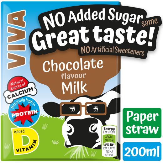 Lakeland Viva Flavoured Milk Chocolate 200ML