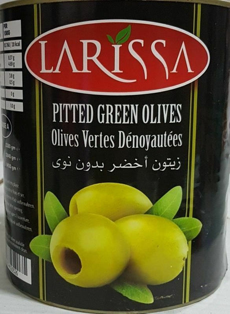 Larissa Pitted Green Olives 2840G