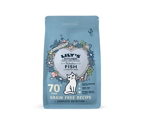 Lily's Kitchen Fabulous Fish Dry Cat Food 800G